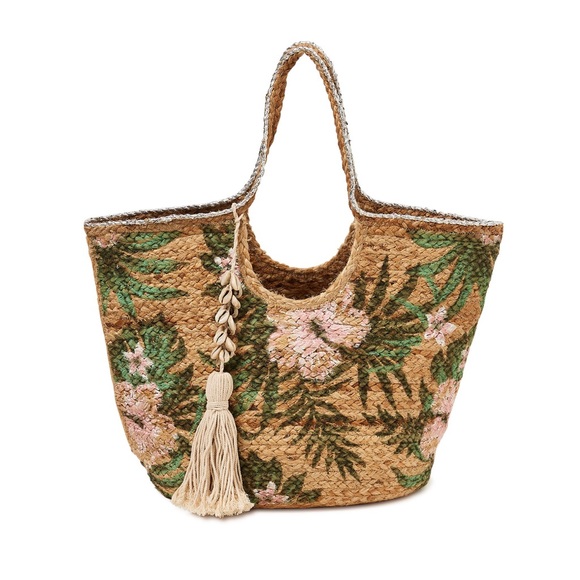 Time and Tru Handbags - TIME AND TRU JUTE TOTE